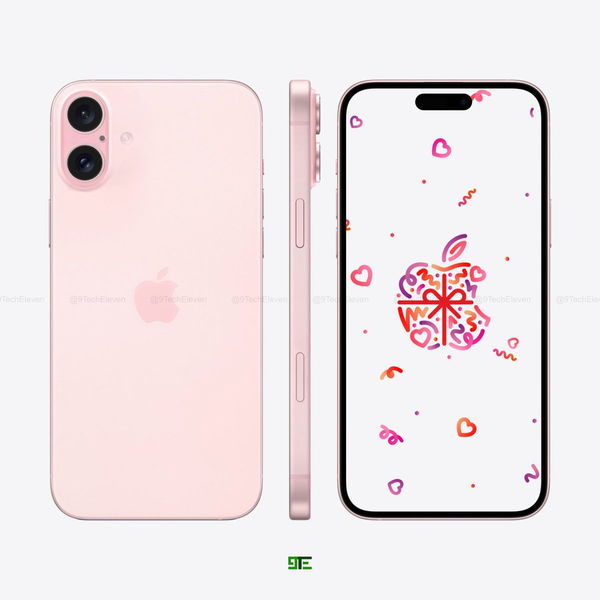 @9techeleven tiết lộ những hình ảnh về iPhone 16 Plus màu hồng từ đầu năm 2024