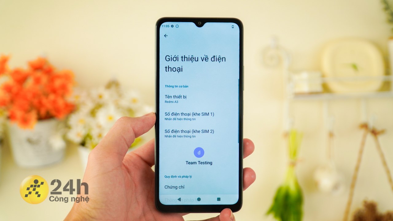 Redmi A3 được trang bị bộ cấu hình tốt trong tầm giá bình dân.