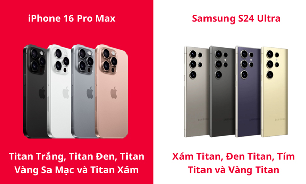 Nhìn vào bảng màu của iPhone 16 Pro Max, có thể thấy Apple luôn nổi bật với việc tạo ra những màu sắc trầm, toát lên sự lịch lãm và đẳng cấp