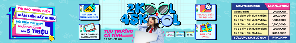 Banner chương trình Back To School - Đổi điểm nhận voucher