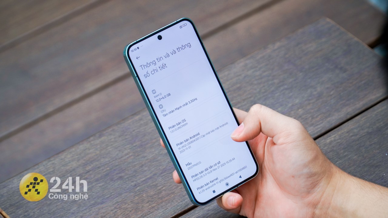 Các thông số cấu hình của Xiaomi 14