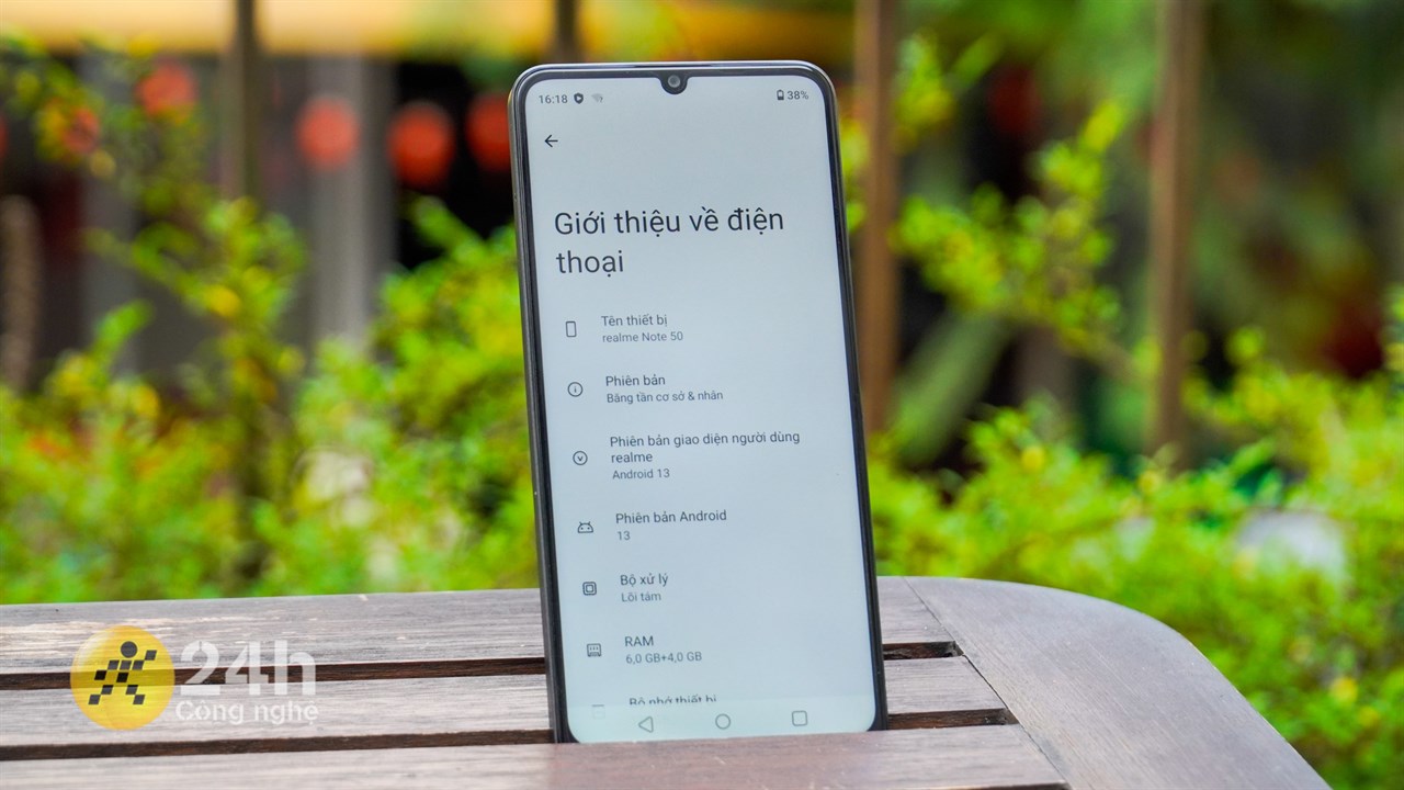 realme Note 50 được trang bị bộ cấu hình tốt trong tầm giá.