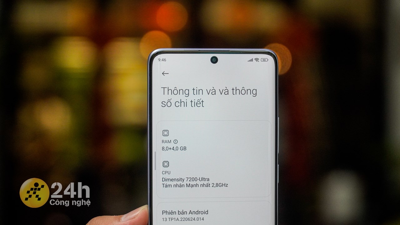 Thông số cấu hình Redmi Note 13 Pro+ 5G nổi bật với vi xử lý Dimensity 7200-Ultra.