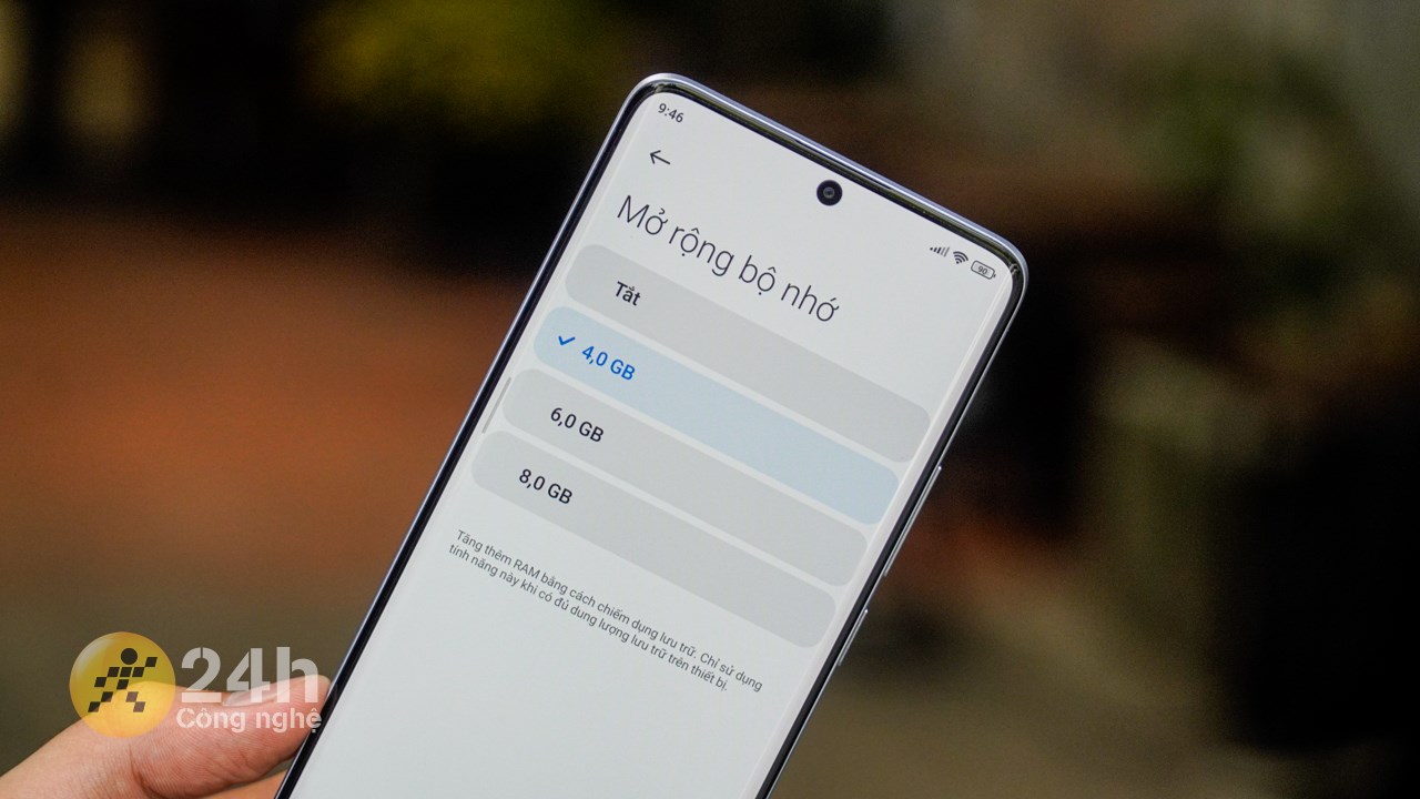 Ngoài ra, Redmi Note 13 Pro+ 5G còn sở hữu tính năng mở rộng RAM ảo (tối đa 8 GB).