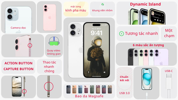 Thiết kế iPhone 16 lộ diện với 8 cải tiến mới siêu mãn nhãn