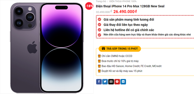 Không phải rẻ hơn 16 Pro Max đến 10 triệu, đây mới là lý do người Việt săn lùng mẫu iPhone đẹp đỉnh này- Ảnh 1.