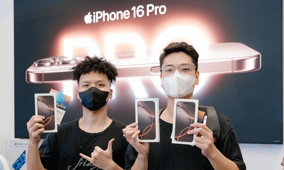 Người Việt chi hơn 1,1 nghìn tỷ mua iPhone 16 trong ngày đầu