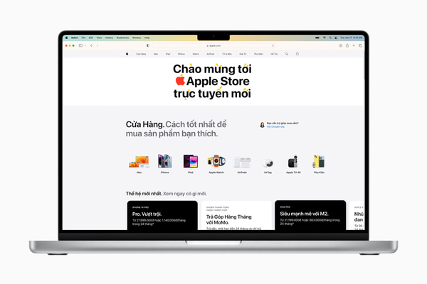 Việt Nam là quốc gia Đông Nam Á thứ 6 có Apple Store Online