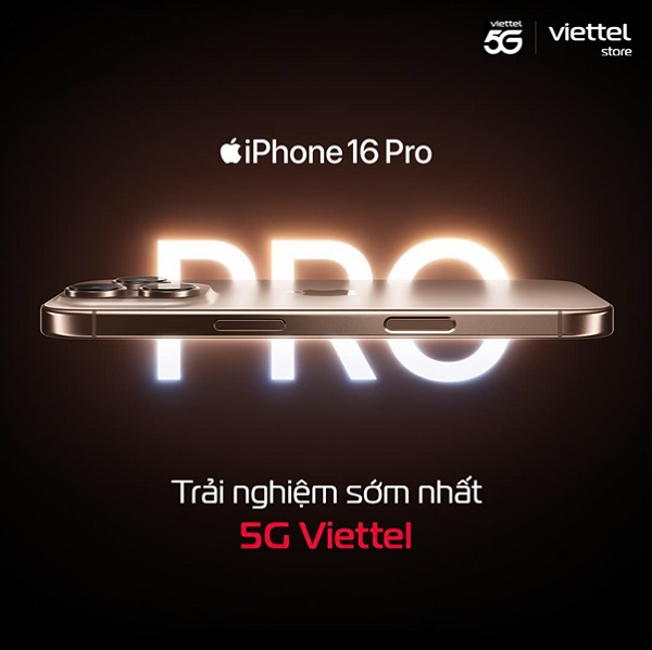 Mo ban iPhone 16 Series Trai nghiem 5G Viettel