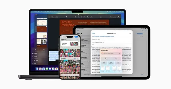 Apple chính thức ra mắt AI trên iPhone, iPad và Mac, người dùng Việt nhận tin vui