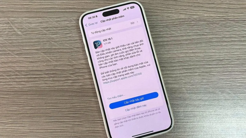 Apple phát hành iOS 18.1, đưa Apple Intelligence lên iPhone
