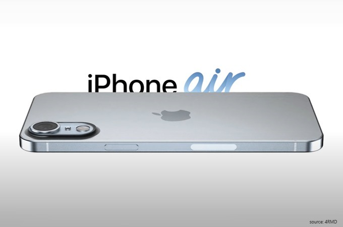 Một ý tưởng về iPhone 17 Air. Ảnh:4RMD