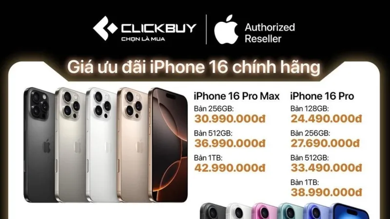 Mua iPhone 16 ở đâu trợ giá lên đời tốt?