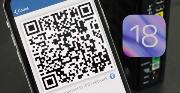 A qr code on a cell phone

Description automatically generated