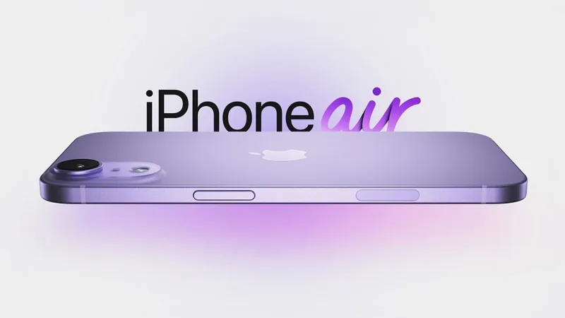 iPhone 17 Air sẽ mỏng đến mức khó tin