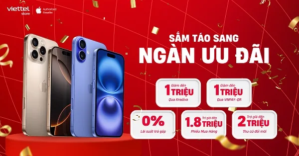 Sắm iPhone 16 Series – Ngập tràn ưu đãi khủng