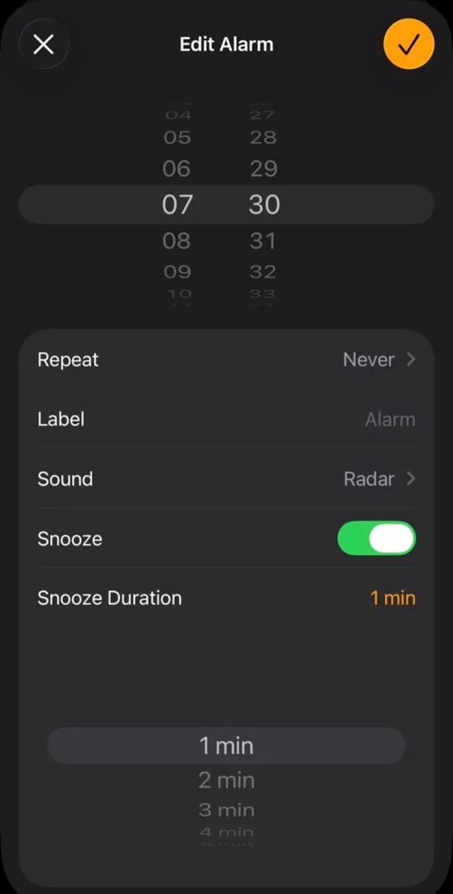 Cách thay đổi thời gian báo thức trên iPhone với iOS 26 1749752924 346 Cach thay doi thoi gian bao thuc tren iPhone voi